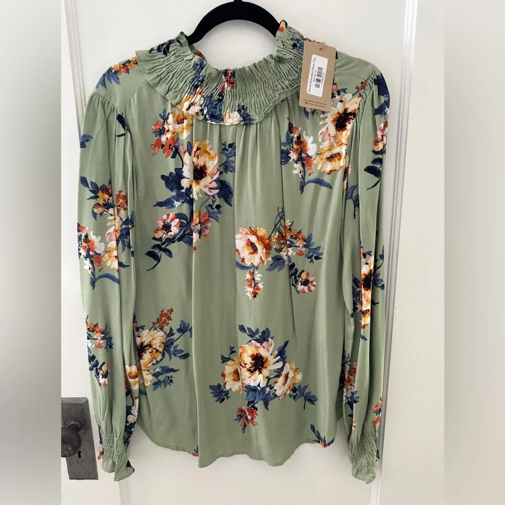 Rustic Rack Floral Smock Top - Picture 1 of 4